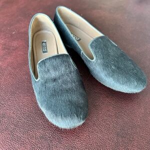 Ecco Peth Calf Hair Slip on/Flats.-41